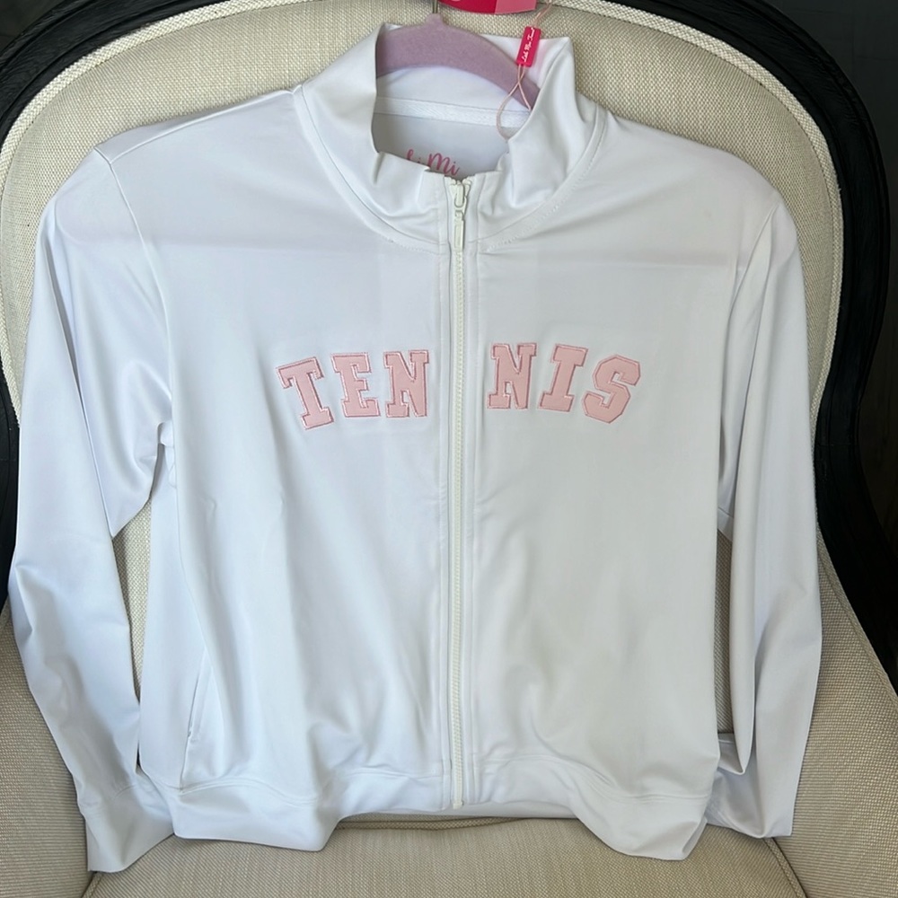 Little Miss tennis zip up tennis jacket